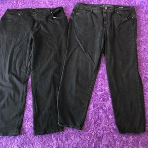 Black woman’s plus size jeans